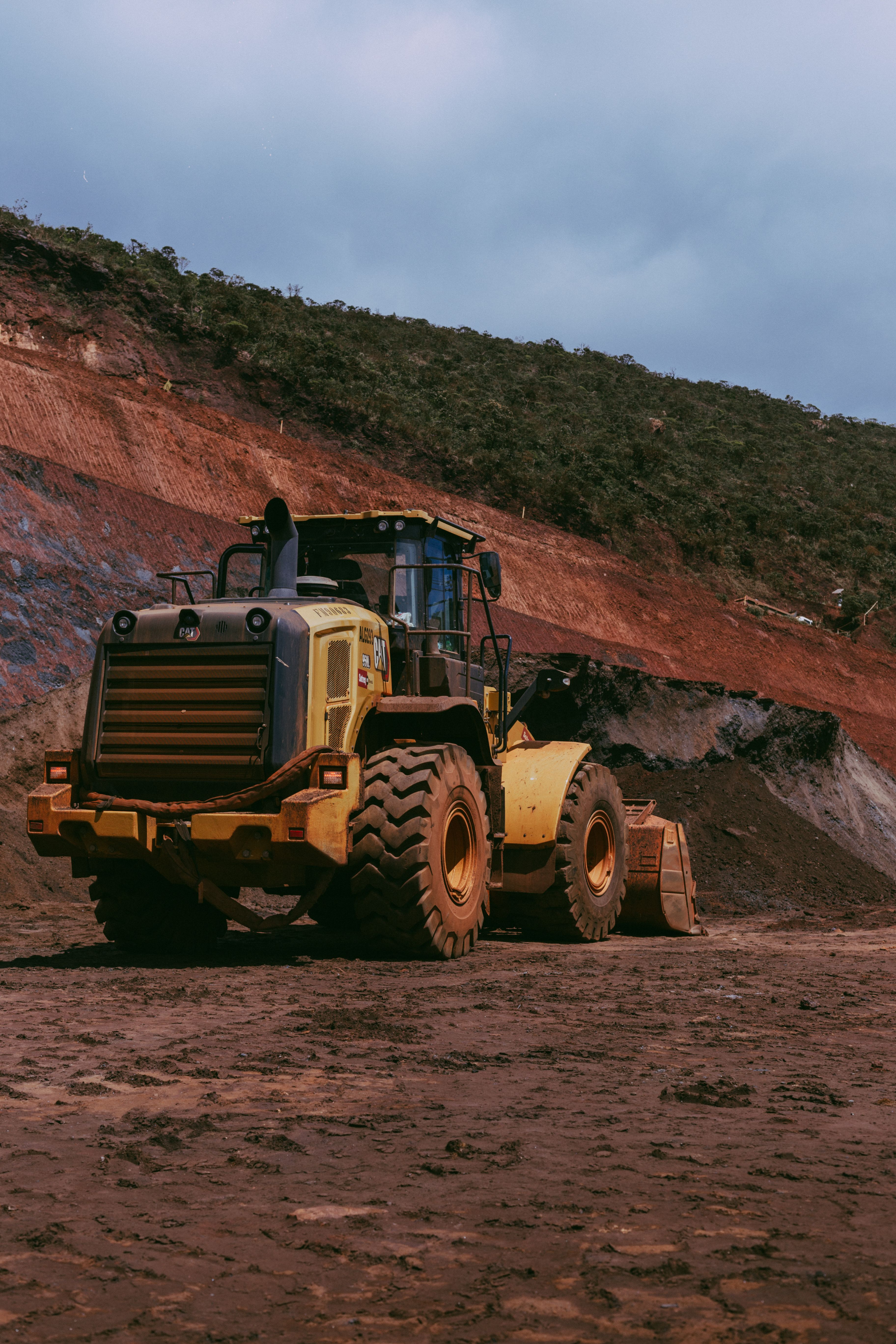 Mining equipment at an extractive operation for Nabaki Extractives solutions
